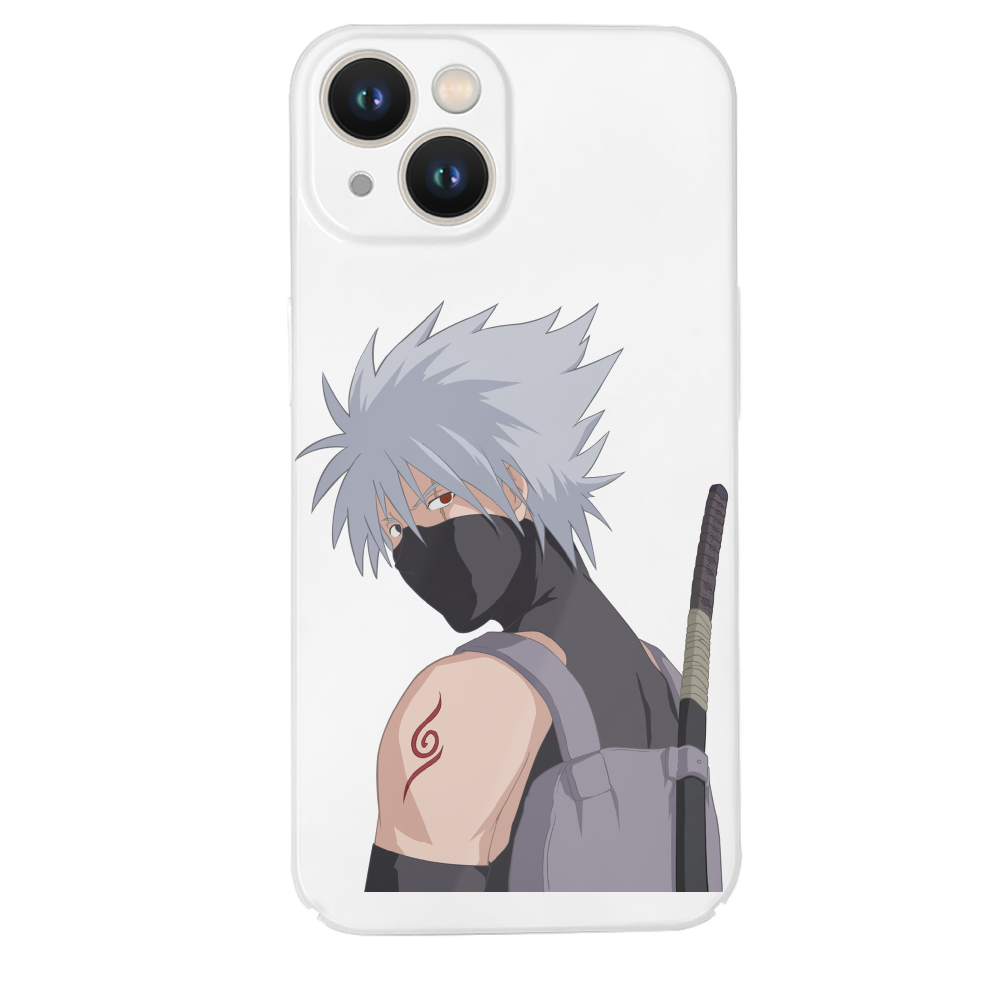 （画像用） NARUTO -ナルト- はたけ カカシ Hatake Kakashi 【iPhone 14シリーズ対応】ハードケース